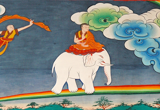 dream interpretation in tibetan medicine, a buddha riding an elephant